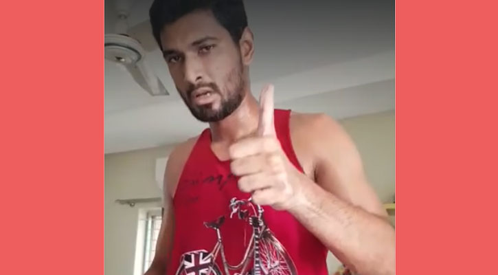 ঘরেই ফিটনেস নিয়ে কাজ করছেন মাহমুদুল্লাহ