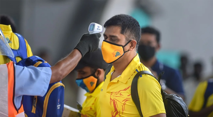 ধোনির দলের আরও এক খেলোয়াড় করোনা পজিটিভ