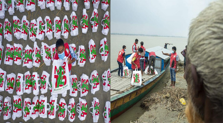 বন্যাদুর্গত ৩০০ পরিবারের মাঝে ত্রাণ দিল মুশফিকের ফাউন্ডেশন