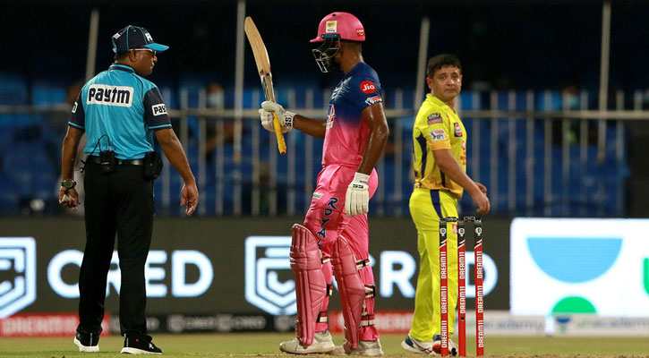 রান বন্যার ম্যাচে চেন্নাইকে হারালো রাজস্থান