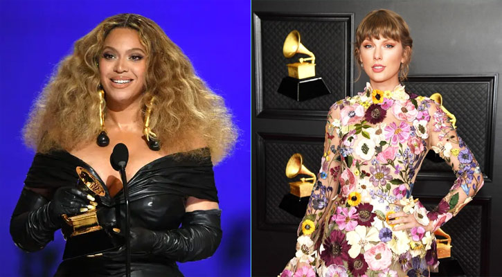 গ্র্যামি অ্যাওয়ার্ডস ২০২১: ইতিহাস গড়লেন বিয়ন্সে-টেইলর সুইফট