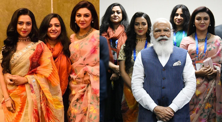 মোদীর সঙ্গে সাক্ষাৎ করলেন জয়া, ফারিয়া, সুমি