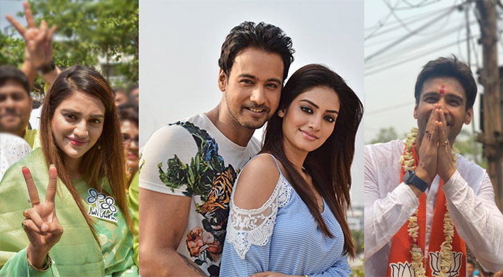 রঙ বদলালেও মন বদলেনি নুসরাত-যশের