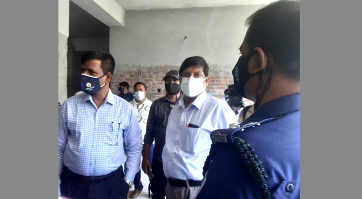 নাটোর সদর হাসপাতালে নির্মাণ হচ্ছে সেন্ট্রাল অক্সিজেন প্লান্ট 