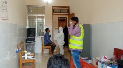 করোনা: ৪ জনের স্বেচ্ছাশ্রমে চলছে শেবাচিমে নমুনা সংগ্রহ