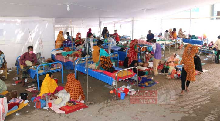ডায়রিয়া: স্যালাইনের সংকট কেটে গেলেও বেড সংকটে হাসপাতালগুলো