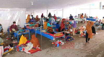 ডায়রিয়া: স্যালাইনের সংকট কেটে গেলেও বেড সংকটে হাসপাতালগুলো