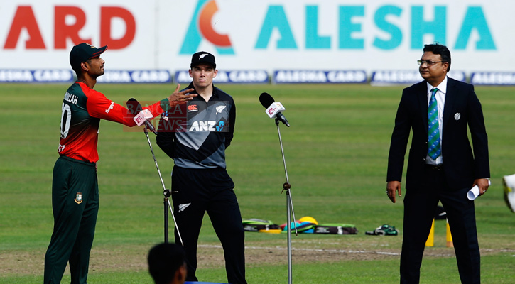 কিউইদের বিপক্ষে টসে হেরে ফিল্ডিংয়ে বাংলাদেশ