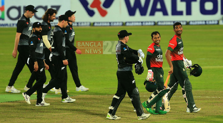 নিউজিল্যান্ডকে লজ্জা দিয়ে টাইগারদের দাপুটে জয়