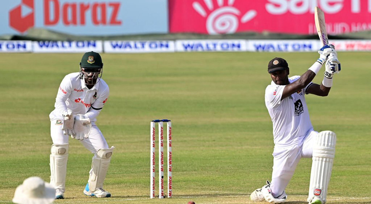 ম্যাথুসের দ্বাদশ সেঞ্চুরি, চালকের আসনে শ্রীলঙ্কা