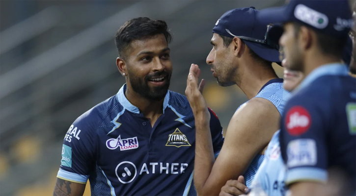 চেন্নাইকে হারিয়ে প্রথম কোয়ালিফায়ার নিশ্চিত করল গুজরাট