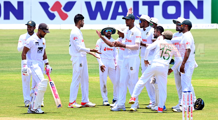 নাঈমের জোড়া আঘাতে বাংলাদেশের স্বস্তি