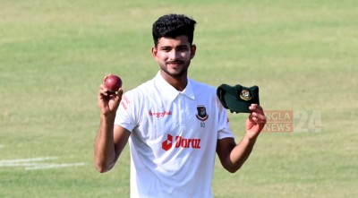 ইনজুরিতে ঢাকা টেস্ট থেকে ছিটকে গেলেন নাঈম