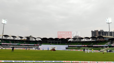 মিরপুরে থেমেছে বৃষ্টি, খেলা শুরু