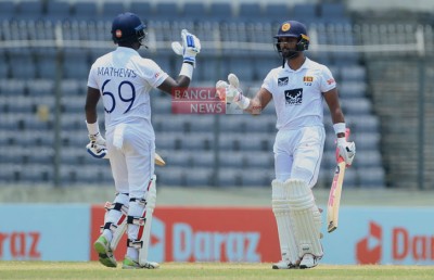 ম্যাথিউসের পর সেঞ্চুরি চান্ডিমালের, বড় লিডের পথে লঙ্কানরা