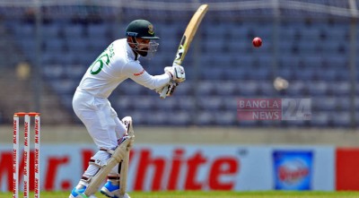 শুরুতেই মুশফিকের বিদায়, সাকিব-লিটনে এগোচ্ছে বাংলাদেশ