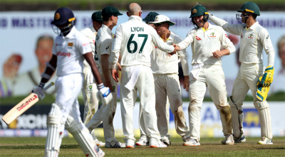 লায়নের পাঁচ উইকেটের পর শ্রীলঙ্কার দারুণ বোলিং