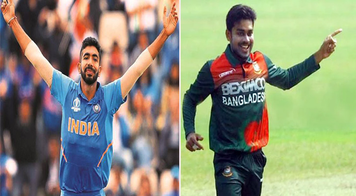 ওয়ানডে র‍্যাংকিং: শীর্ষে বুমরাহ, ছয়ে মিরাজ