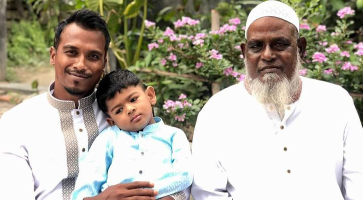 অসুস্থ বাবার জন্য দোয়া চাইলেন রুবেল হোসেন