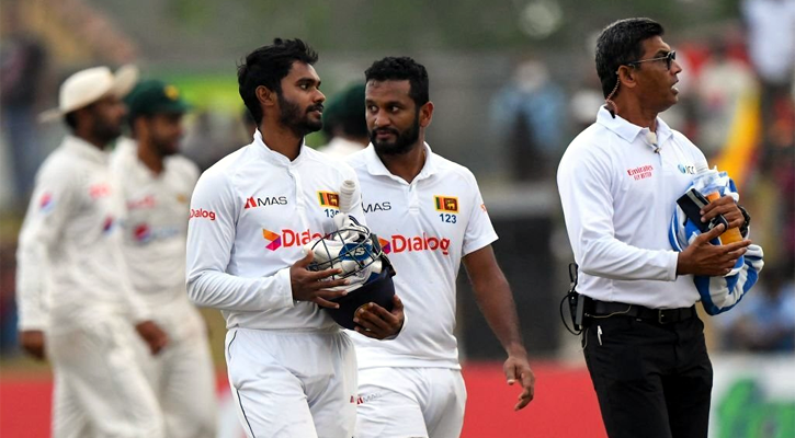 পাকিস্তানের বিপক্ষে বিশাল লিডের পথে শ্রীলঙ্কা