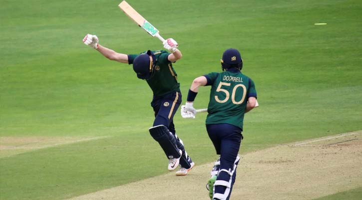 টেক্টরের সেঞ্চুরিতে ৪৫ ওভারের ম্যাচে তিনশ ছাড়ানো সংগ্রহ আইরিশদের