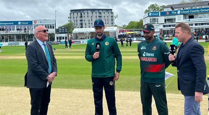 ব্যাটিংয়ে বাংলাদেশ, রনি-মৃত্যুঞ্জয়ের অভিষেক