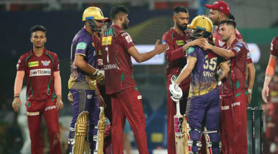 হারে আইপিএল শেষ কলকাতার, প্লে অফে লক্ষ্মৌ