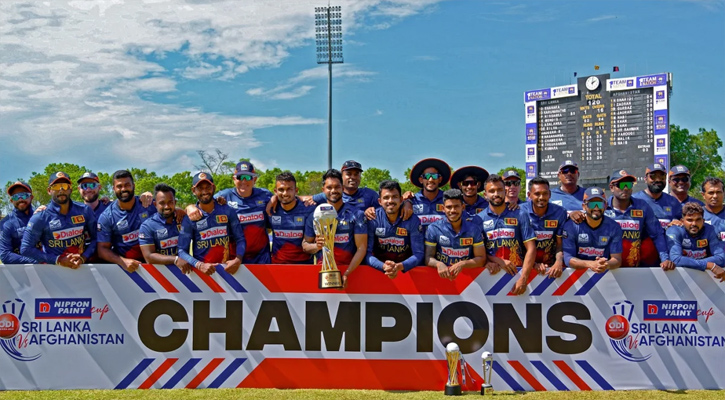 আফগানিস্তানকে উড়িয়ে সিরিজ শ্রীলঙ্কার