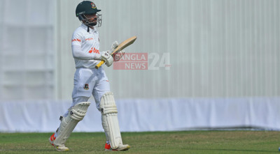 মাসুদের দ্বিতীয় শিকার হয়ে ফিরলেন মুমিনুল