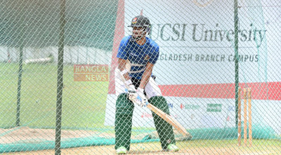 আফগানদের বিপক্ষে ‘ব্যাটিংয়ে ব্যর্থ’ সাকিব মনোযোগী অনুশীলনে