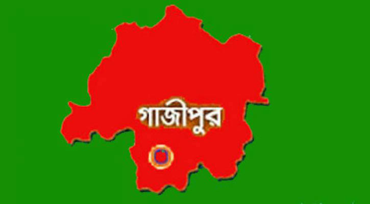 গাজীপুরে কাভার্ডভ্যানে আগুন