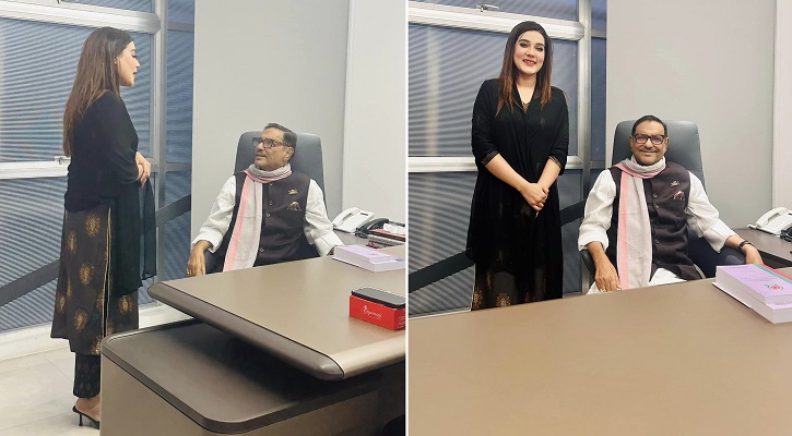 ওবায়দুল কাদেরের সঙ্গে সাক্ষাতের পর যা বললেন মাহি