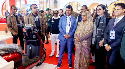 ওয়ালটন মেগা স্টল পরিদর্শন করলেন প্রধানমন্ত্রী