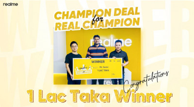 ‘চ্যাম্পিয়ন ডিল ফর রিয়েল চ্যাম্পিয়ন’ বিজয়ীরা পেলেন লাখ টাকা