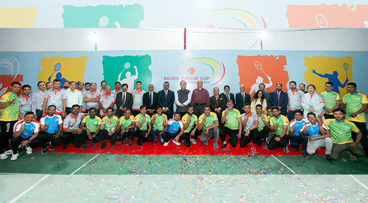 ওয়ান ব্যাংকের সিলভার জুবিলি কাপ ব্যাডমিন্টন টুর্নামেন্ট উদ্বোধন 