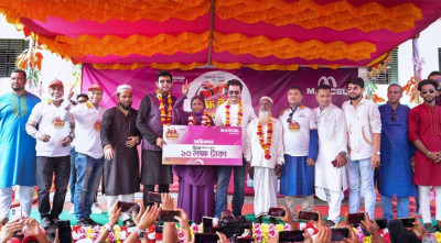 মার্সেল ফ্রিজ কিনে ১০ লাখ টাকা পেলেন ফেনীর গৃহিণী ঝর্না