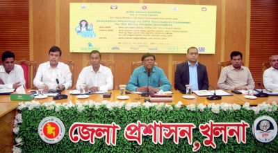 এইচপিভি টিকাদান বিষয়ে খুলনায় জাতীয় গণমাধ্যম ইনস্টিটিউটের কর্মশালা অনুষ্ঠিত