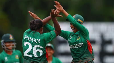 বিশ্বকাপের সুপার সিক্সে উইন্ডিজকে উড়িয়ে দিল বাংলাদেশের মেয়েরা