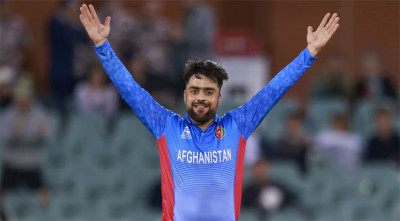 ১২১ ম্যাচ কম খেলেই ব্র্যাভোর রেকর্ড ভাঙলেন রশিদ