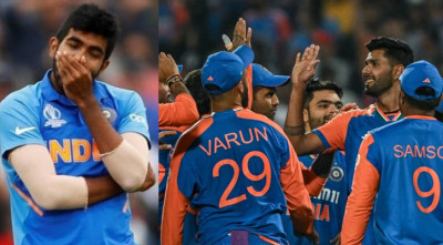 ছিটকেই গেলেন বুমরাহ, যশস্বীর বদলি বরুণ 