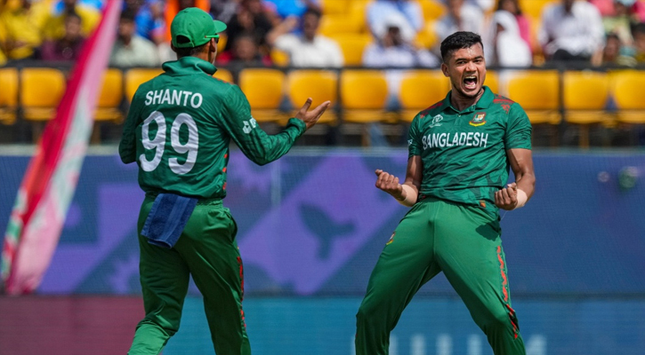 র‍্যাংকিংয়ে তাসকিনের উন্নতি, শান্তর অবনতি