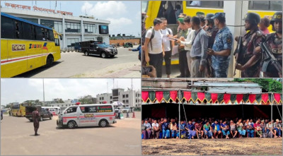 প্লেনে ফেরত পাঠানো হলো মিয়ানমারের সেনা-বিজিপিসহ ৩৪ জনকে