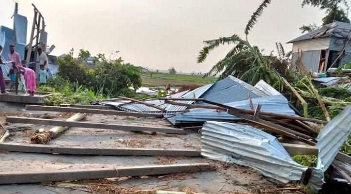 জামালপুরে কালবৈশাখী ঝড়ে ব্যাপক ক্ষয়ক্ষতি