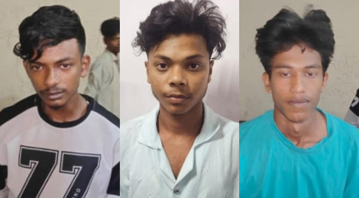 বংশালে বাসে আগুন দেওয়ার ঘটনায় গ্রেপ্তার ৩