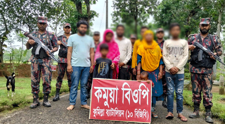 কুমিল্লা সীমান্তে ১৩ জনকে পুশ ইন বিএসএফের