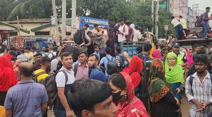 ঈদে ঘরে ফেরা যেন যুদ্ধ