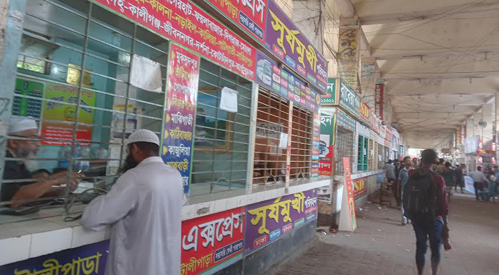 গাবতলীতে যাত্রীর চাপ নেই, গেলেই মিলছে টিকিট