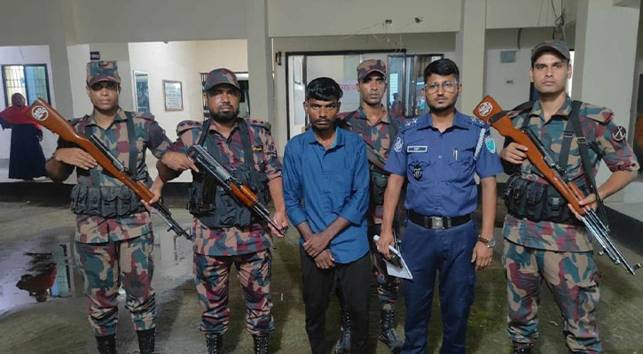 চুনারুঘাট সীমান্তে ভারতীয় যুবক আটক