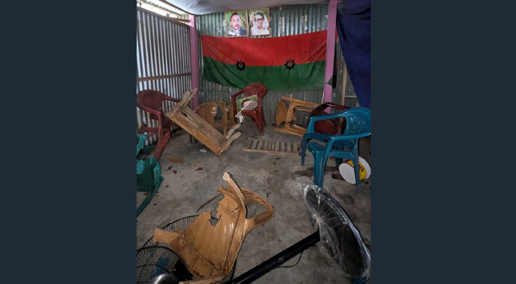 মাগুরায় বিএনপি পার্টি অফিসে ভাঙচুর-লুটপাট