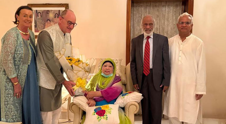 খালেদা জিয়ার সঙ্গে বিদায়ী জার্মান রাষ্ট্রদূতের সাক্ষাৎ